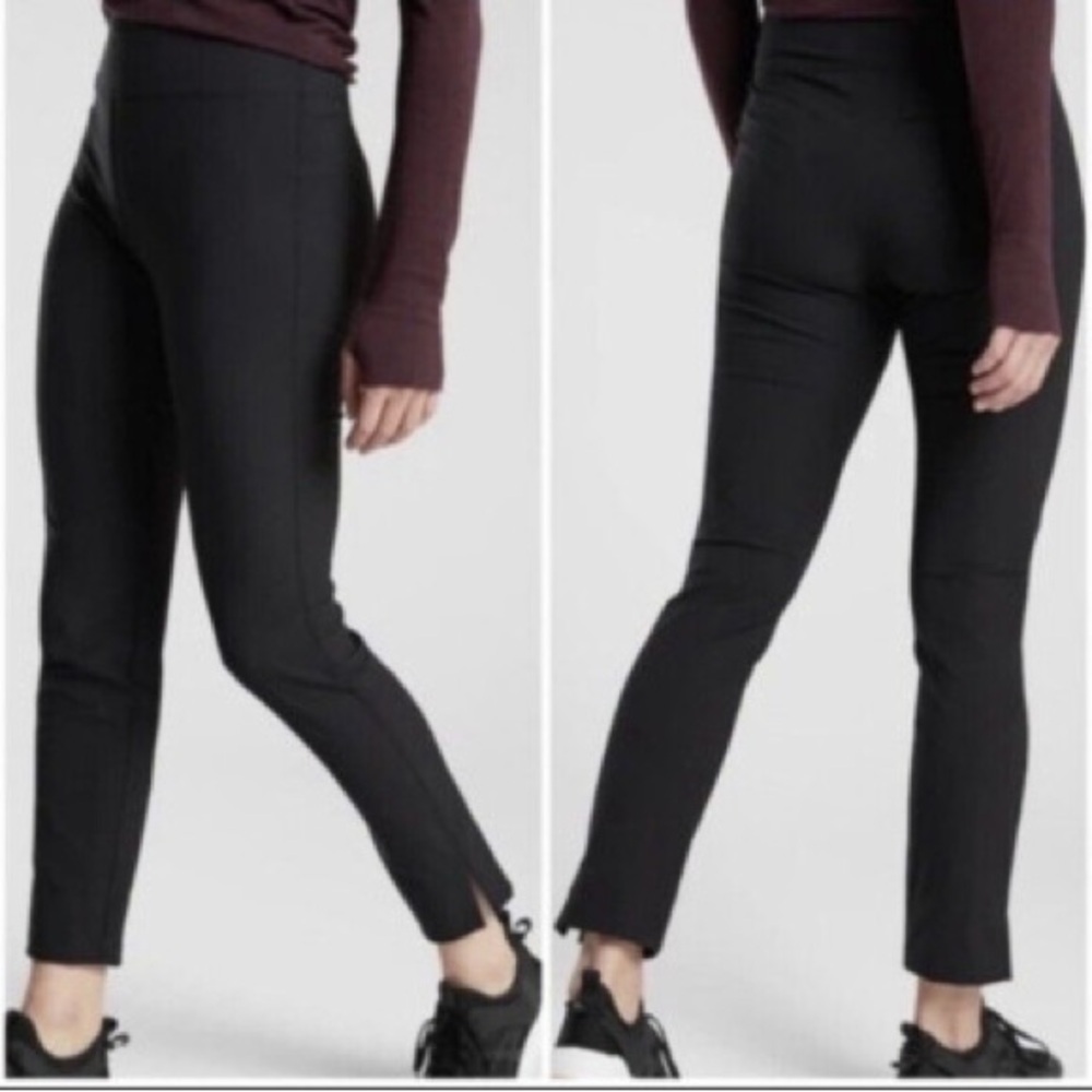 ATHLETA Wanderer Slim Ankle Black Pant Sz 6